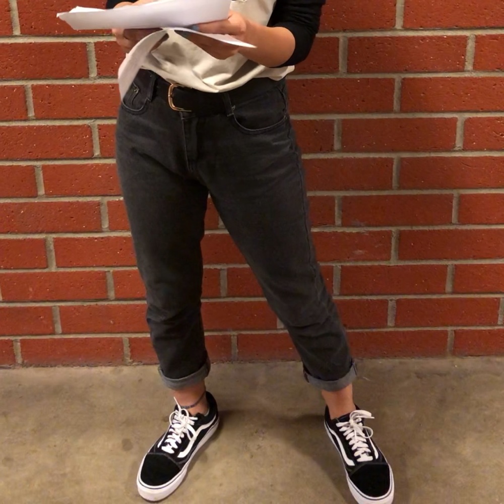 Black Mom Jeans